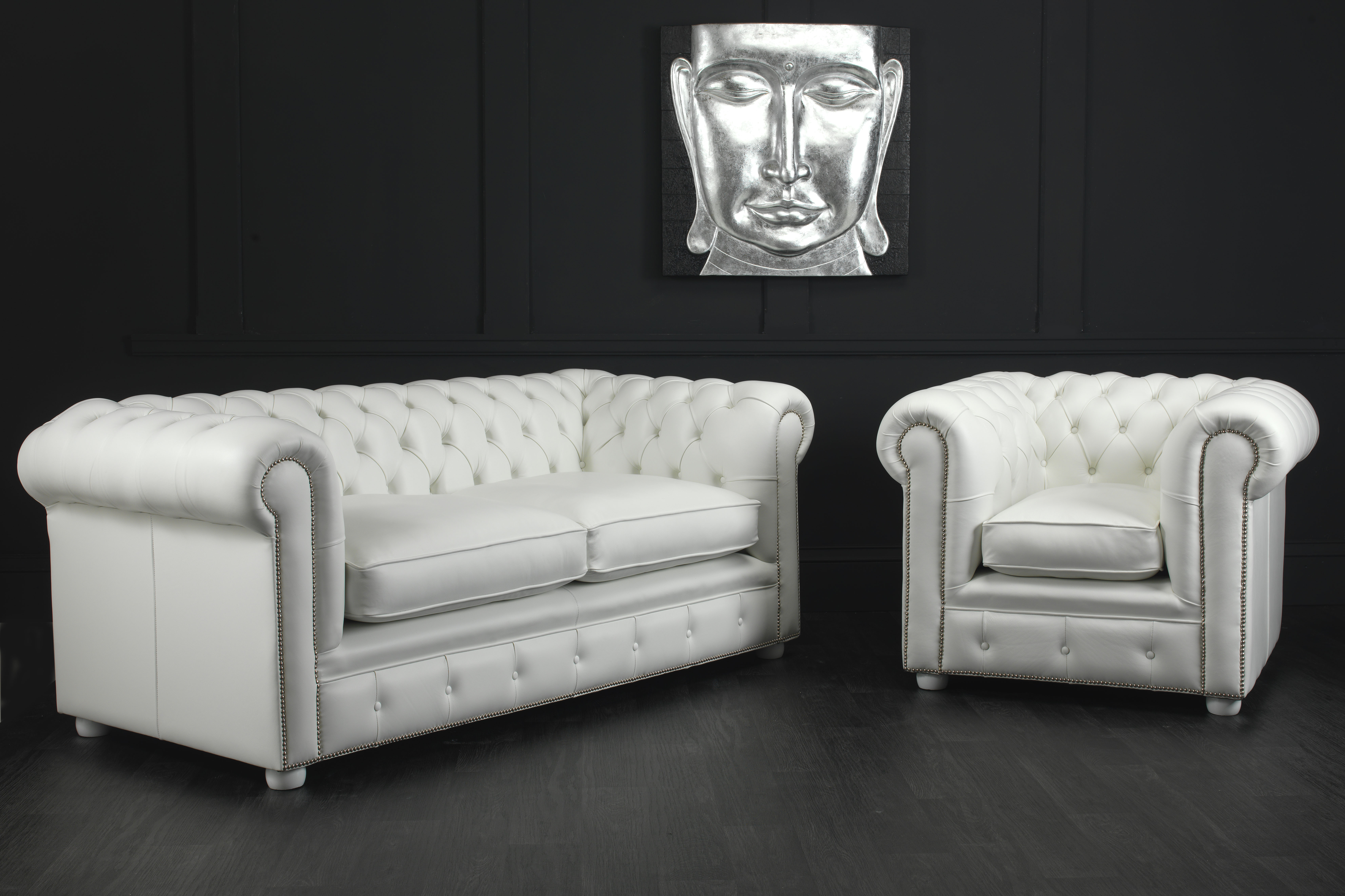 Chatsworth Chesterfield 2 Seater Sofa with Chair